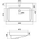 Купить Комплект мебели белый глянец 60 см Onika Балтика 106035 + 1WH302082 + 205816 в магазине сантехники Santeh-Crystal.ru