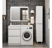 Комплект мебели белый глянец 120 см Onika Милтон 105801 + FC-00001871 + 210018