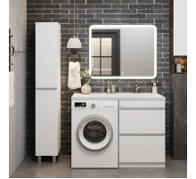 Комплект мебели белый глянец 120 см Onika Милтон 105801 + FC-00001870 + 210018