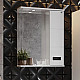 Купить Комплект мебели белый глянец 55 см Onika Балтика 105552 + 1WH302126 + 205846 в магазине сантехники Santeh-Crystal.ru