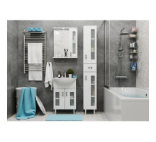 Комплект мебели белый глянец 54 см Onika Кристалл 105551 + UM-ERI55/1 + 205818