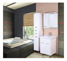 Комплект мебели белый глянец 55 см Onika Балтика 105521 + 1WH302126 + 205815