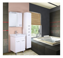 Комплект мебели белый глянец 55 см Onika Балтика 105521 + 1WH302126 + 205816