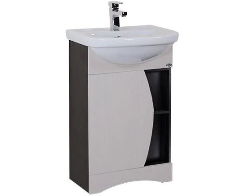 Заказать Тумба с раковиной венге луизиана/бодега 52 см Onika Дуэт 105201 + 1.3120.1.S00.11B.0 в магазине сантехники Santeh-Crystal.ru