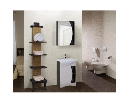 Купить Комплект мебели венге луизиана/бодега 52 см Onika Дуэт 105201 + 1.3120.1.S00.11B.0 + 205207 в магазине сантехники Santeh-Crystal.ru