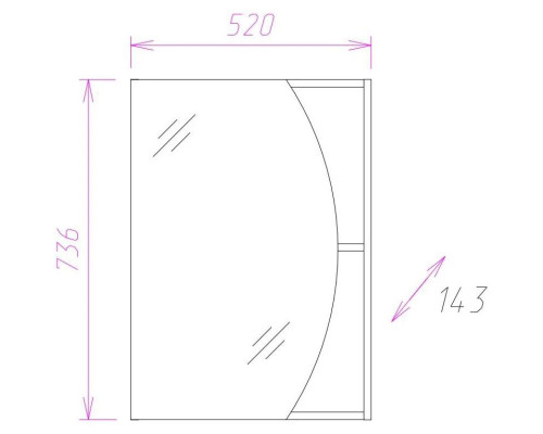 Купить Комплект мебели венге луизиана/бодега 52 см Onika Дуэт 105201 + 1.3120.1.S00.11B.0 + 205207 в магазине сантехники Santeh-Crystal.ru