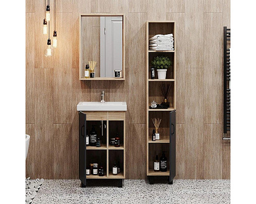 Santeh-Crystal.ru: Тумба с раковиной дуб сонома/серый матовый 50 см Onika Милтон 105035 + 4630055557578 Заказать Тумба с раковиной дуб сонома/серый матовый 50 см Onika Милтон 105035 + 4630055557578 в магазине сантехники Santeh-Crystal.ru