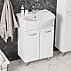 Заказать Комплект мебели белый глянец 51 см Onika Коралл 105032 + 4620008192758 + 205023 в магазине сантехники Santeh-Crystal.ru