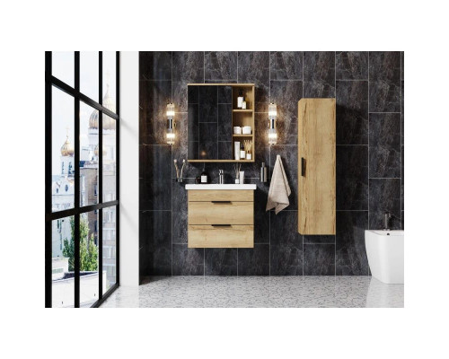 Купить Комплект мебели дуб галифакс 50 см Onika Легран 105031 + 4630055557578 + 205022 в магазине сантехники Santeh-Crystal.ru