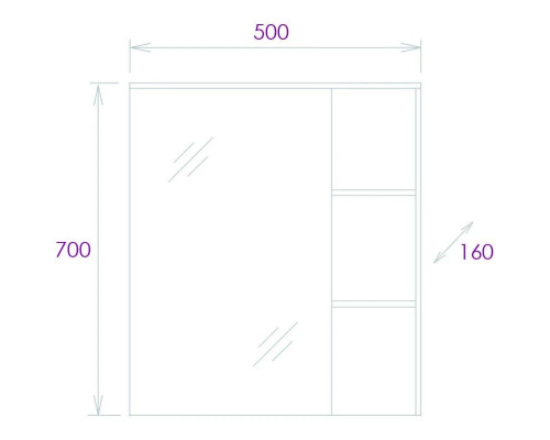 Купить Комплект мебели дуб галифакс 50 см Onika Легран 105031 + 4630055557578 + 205022 в магазине сантехники Santeh-Crystal.ru