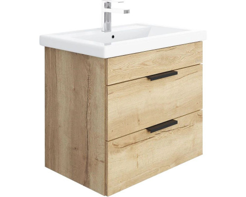 Купить Комплект мебели дуб галифакс 50 см Onika Легран 105031 + 4630055557578 + 205022 в магазине сантехники Santeh-Crystal.ru