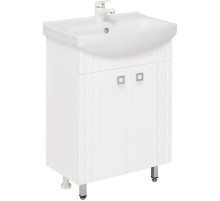 Тумба с раковиной белый глянец 50 см Onika Лига 105030 + 1WH501701