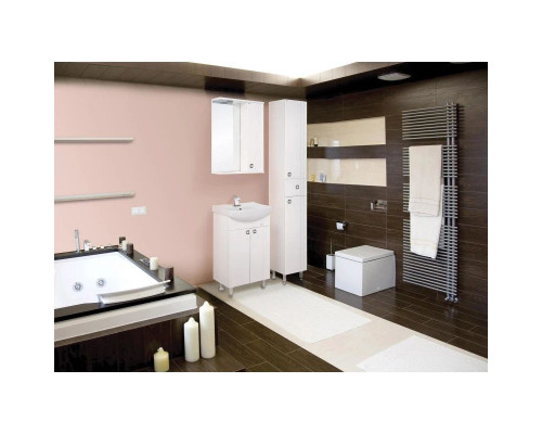 Купить Комплект мебели белый глянец 50 см Onika Лига 105030 + 1WH501701 + 205202 в магазине сантехники Santeh-Crystal.ru