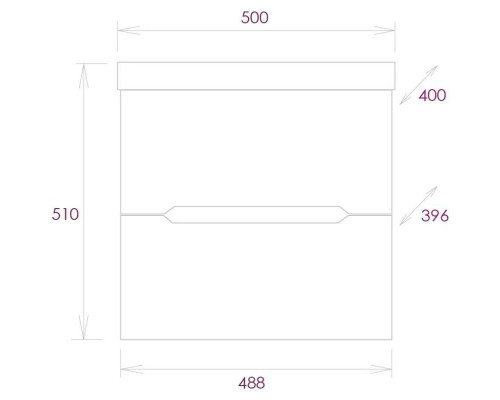Приобрести Тумба с раковиной белый глянец 50 см Onika Айленд 105021 + 4630055557578 в магазине сантехники Santeh-Crystal.ru