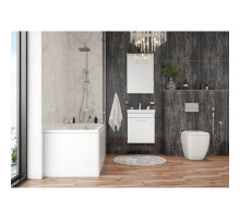 Комплект мебели белый глянец 50,6 см Onika Ирис 105018 + 1WH302128 + 205014