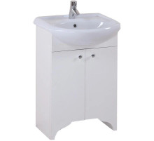 Тумба с раковиной белый матовый 52 см Onika Омега 105015 + 1.3120.1.S00.11B.0