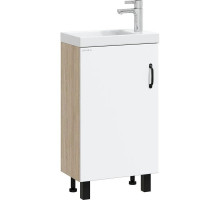 Тумба с раковиной дуб сонома/белый матовый 45,5 см Onika Тимбер 104508 + 4640021065907