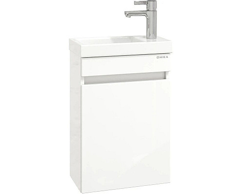 Заказать Комплект мебели белый глянец 40 см Onika Милтон 104007 + UM-COM40/1 + 204201 в магазине сантехники Santeh-Crystal.ru