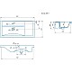 Приобрести Комплект мебели дуб галифакс 81 см Onika Легран 108047 + 4640021065198 + 208092 в магазине сантехники Santeh-Crystal.ru