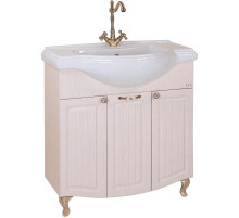 Тумба с раковиной белое дерево 81 см Onika Арно 108035 + 4620008198941