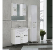 Комплект мебели белый глянец 79,5 см Onika Флорена 108021 + UM-ERI80/1 + 207802