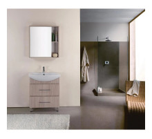 Комплект мебели ясень шимо светлый 71,5 см Onika Дельта 107032 + 1WH207776 + 207020