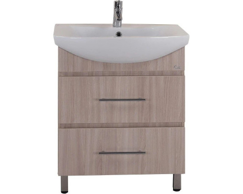 Приобрести Комплект мебели ясень шимо светлый 71,5 см Onika Дельта 107032 + 1WH207776 + 207020 в магазине сантехники Santeh-Crystal.ru