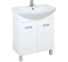 Тумба с раковиной белый глянец 65 см Onika Балтика 106529 + 1WH207775