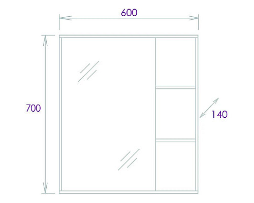 Приобрести Комплект мебели дуб сонома/серый матовый 61,5 см Onika Милтон 106147 + 4620008192772 + 206070 в магазине сантехники Santeh-Crystal.ru