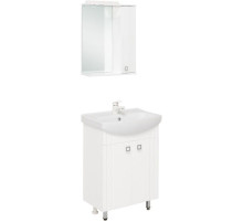 Комплект мебели белый глянец 61,5 см Onika Лига 106134 + 1.3120.3.S00.11B.0 + 206030