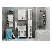 Комплект мебели белый глянец 60,5 см Onika Кристалл 106123 + 1WH109652 + 205818