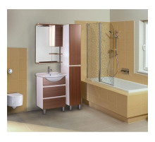 Комплект мебели белый матовый/коричневый матовый 61,5 см Onika Элита 106122 + 1.3120.3.S00.11B.0 + 206024