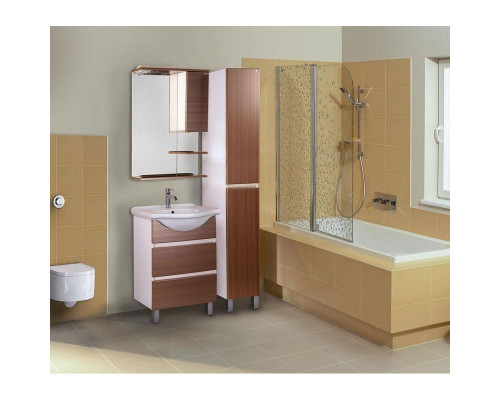 Заказать Комплект мебели белый матовый/коричневый матовый 61,5 см Onika Элита 106122 + 1.3120.3.S00.11B.0 + 206024 в магазине сантехники Santeh-Crystal.ru