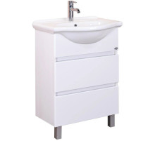 Тумба с раковиной белый глянец 61,5 см Onika Элита 106120 + 1.3120.3.S00.11B.0