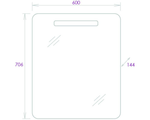Купить Комплект мебели белый глянец 60,5 см Onika Неаполь 106104 + 4640021061152 + 206064 в магазине сантехники Santeh-Crystal.ru