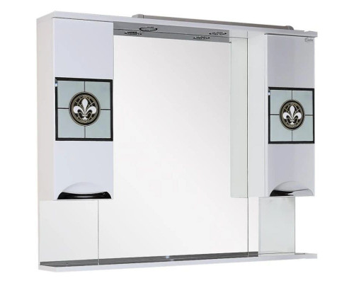 Заказать Комплект мебели белый глянец 106,5 см Onika Флорена 110504 + 4620008197388 + 210502 в магазине сантехники Santeh-Crystal.ru