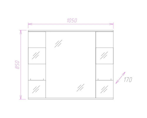 Заказать Комплект мебели белый глянец 106,5 см Onika Флорена 110504 + 4620008197388 + 210502 в магазине сантехники Santeh-Crystal.ru