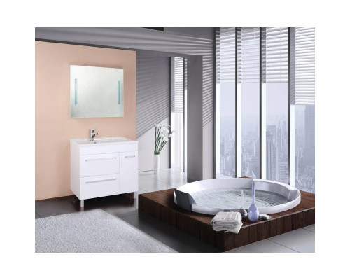 Заказать Тумба с раковиной белый глянец 90,5 см Onika Олимп 109015 + 609001 в магазине сантехники Santeh-Crystal.ru