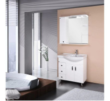 Комплект мебели белый глянец 83 см Onika Эльбрус 108201 + 1WH110225 + 208021