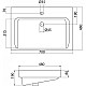 Купить Комплект мебели белый глянец 70 см Onika Балтика 107523 + 1WH302083 + 206701 в магазине сантехники Santeh-Crystal.ru