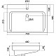 Купить Комплект мебели белый глянец 70 см Onika Балтика 107523 + 1WH302083 + 206704 в магазине сантехники Santeh-Crystal.ru