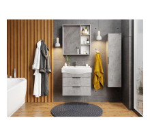 Комплект мебели бетон чикаго 65 см Onika Девис 106546 + 1WH302501 + 206542