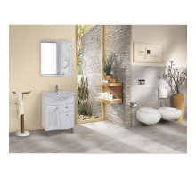 Комплект мебели белый глянец 66 см Onika Валенсия 106535 + 1WH109651 + 206532