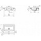 Приобрести Комплект мебели белый глянец 60 см Onika Флорена 106050 + UM-COM60/1 + 206206 в магазине сантехники Santeh-Crystal.ru