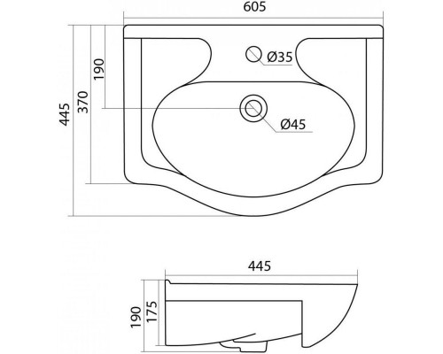 Заказать Комплект мебели белый глянец 60,5 см Onika Селигер 106006 + 1WH110268 + 206007 в магазине сантехники Santeh-Crystal.ru