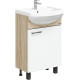 Заказать Тумба с раковиной дуб сонома/белый матовый 52 см разборная Onika Эко 105209 + 1.3120.1.S00.11B.0 в магазине сантехники Santeh-Crystal.ru