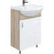 Купить Тумба с раковиной дуб сонома/белый матовый 52 см Onika Эко 105207 + 1.3120.1.S00.11B.0 в магазине сантехники Santeh-Crystal.ru