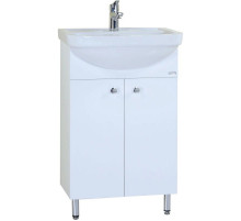 Тумба с раковиной белый глянец 52 см Onika Крит 105203 + 1.3120.1.S00.11B.0