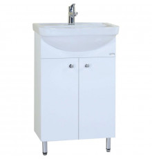 Тумба с раковиной белый глянец 52 см Onika Крит 105203 + 1.3120.1.S00.11B.0