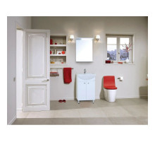 Комплект мебели белый глянец 52 см Onika Крит 105203 + 1.3120.1.S00.11B.0 + 205211